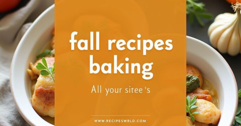 Fall Recipes Baking