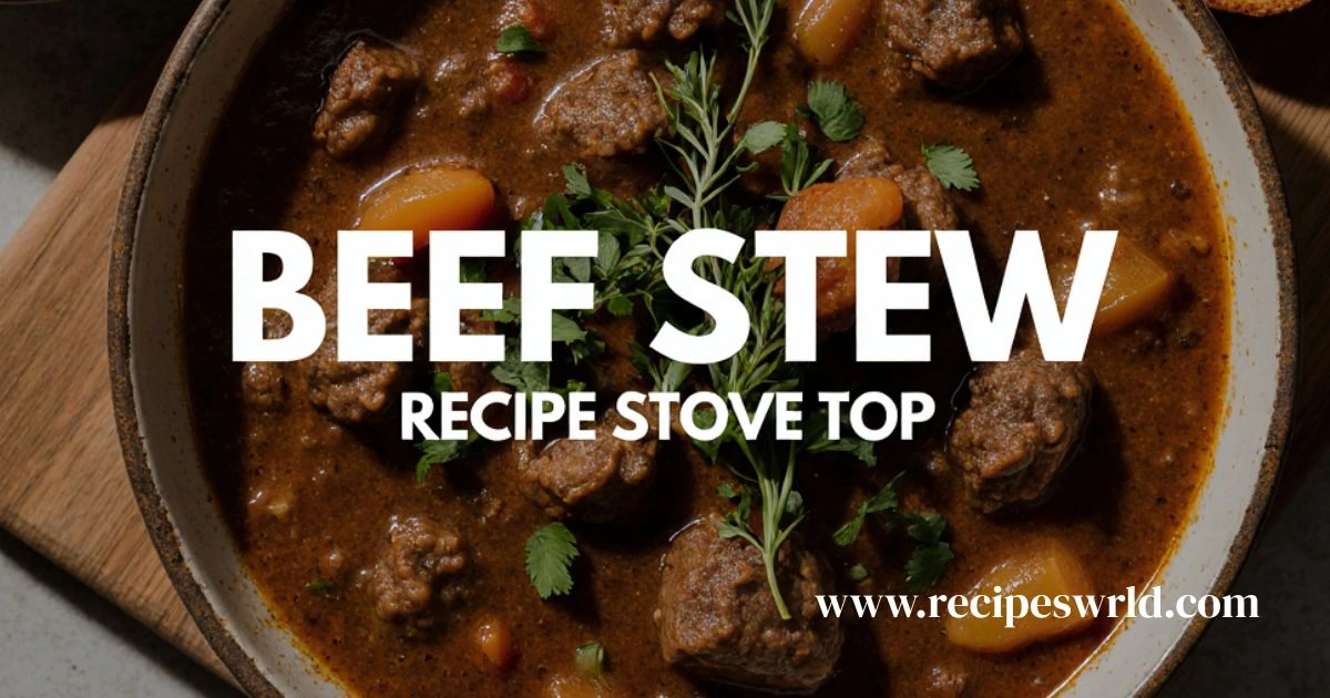 beef stew recipe stove top