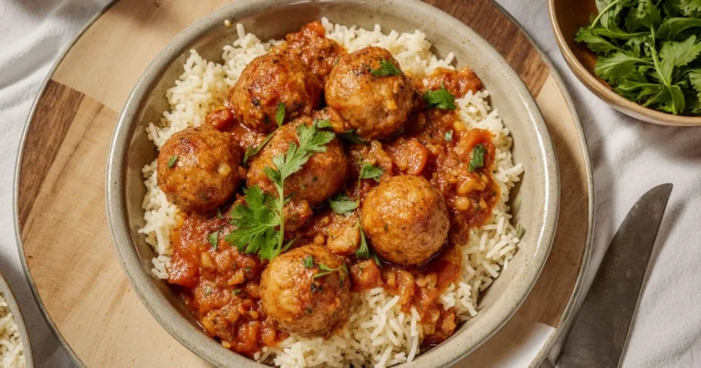 what to eat with chicken meatballs